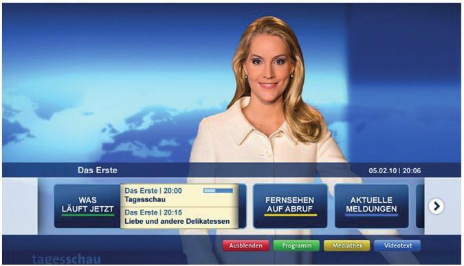 System HBBTV HbbTV (Hybrydowa transmisja szerokopasmowej TV) jest nowym standardem, który płynnie łączy emitowane programy z usługami dostarczanymi poprzez łącza szerokopasmowe, oraz umożliwia dostęp