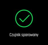 Postępuj zgodnie z instrukcjami na zegarku, aby ukończyć parowanie (jeśli to konieczne, zajrzyj do instrukcji czujnika lub urządzenia POD), naciskając środkowy przycisk, aby przejść do następnego