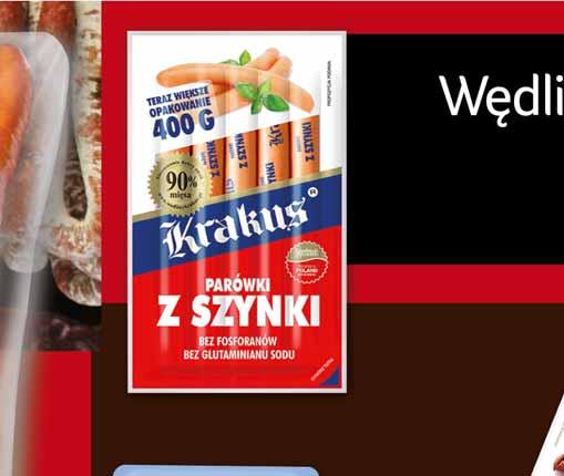 82 PARÓWKI Z SZYNKI 400 G 56624307 6