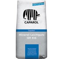 Technologia włókien węglowych CARBON Technologia NQG nanosieci kwarcowych Produkt barwiony w systemie ColorExpress Capatect Mineral-Leichtputz 139 Cienkowarstwowy, lekki tynk mineralny o strukturze