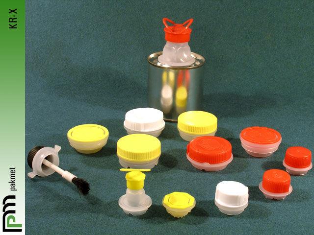 ZAMKNIĘCIA PLASTIKOWE 24 & 42 mm KR/KL/KP Korek z plombą 24/ 42 mm symbol D d uwagi opakowanie KR-24 24 18 - -