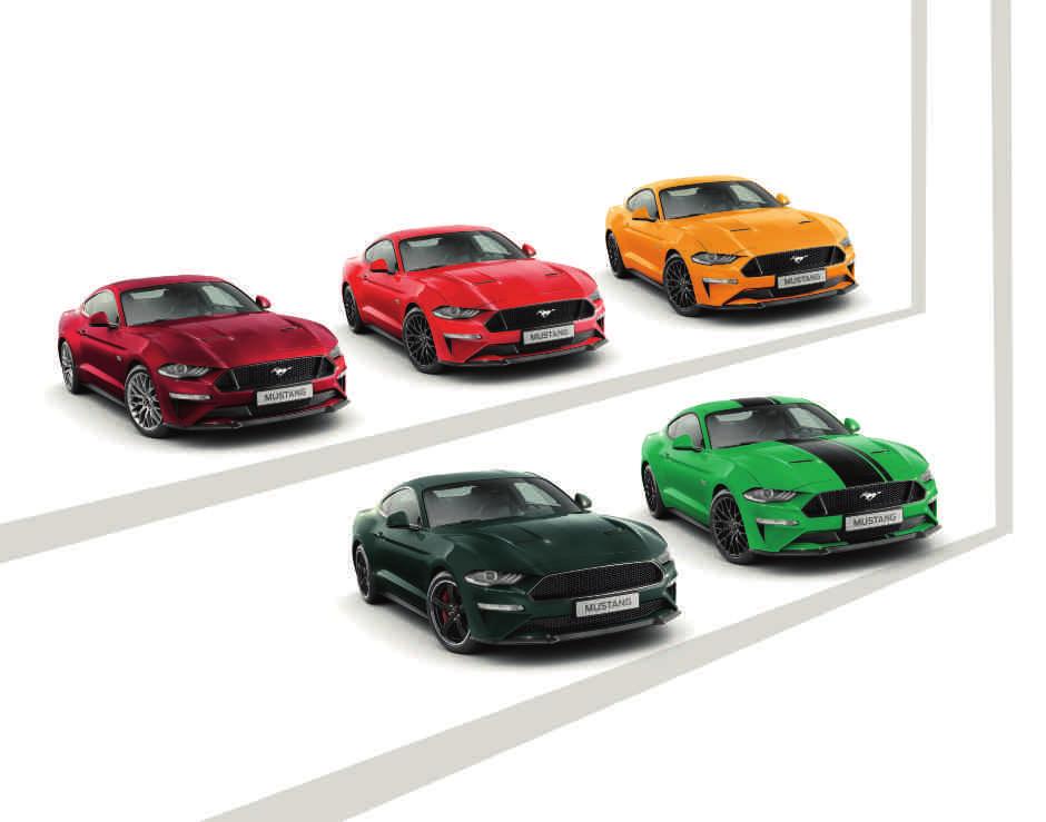 Wybierz swój kolor Orange Fury Lakier metalizowany specjalny* Oxford White Lakier zwykły Race Red Lakier zwykły Ingot Silver Lakier metalizowany* Ruby Red Lakier metalizowany* Magnetic Grey Lakier
