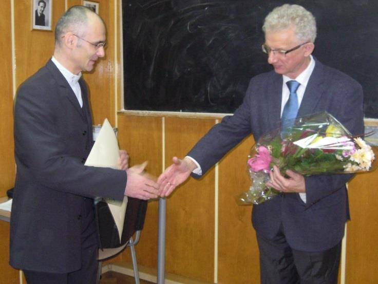 Ostatnią sprawą poruszoną w tej części posiedzenia było zamknięcie przewodu doktorskiego mgr. inż. Krzysztofa Domańskiego.