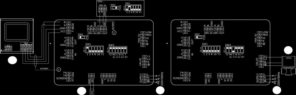 4.3.3. REGULATION T-box ELIS DUO-W/N WIRING DIAGRAMS 4.3.3. REGELING T-box - ELIS DUO-W ELEKTRISCHE SCHEMA'S 4.3.3. REGULACJA T-box - SCHEMATY PODŁĄCZENIA ELIS DUO -W/N 4.3.3. УПРАВЛЕНИЕ T-box СХЕМЫ