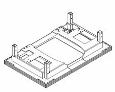 PL Wskazówka: W przypadku SIM 1/2 Varia AS-2Lh-4S i SIM 1/2 Varia AS-2Rh-4S z podłączeniem powietrza spalania do tyłu podest musi zostać wycięty zgodnie z tylną perforacją elementów lamelowych, aby