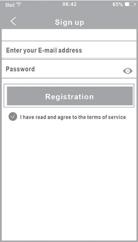 PL zarejestrowane konto klikając link. 1. Kliknij na Create Account. 2. Wprowadź adres e-mail i hasło, następnie naciśnij przycisk Registration. 6.