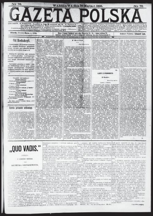 Сл. 3: Газета пољска, бр. 70 од 26. марта 1895.