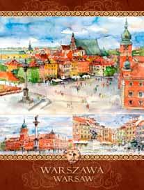 papier kremowy Oprawa: szyta i klejona, wstążka 21N-S WARSZAWA-01 notes 21N-MET