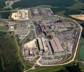 R&D Centre Mobile, Alabama Employees: 600 Heavy plate mill Scrap