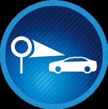 poprzecznym z tyłu pojazdu (RCTA) Toyota Safety Sense Układ wczesnego reagowania w razie ryzyka zderzenia (PCS) z systemem wykrywania pieszych (PD) System wykrywa niebezpieczeństwo zderzenia, wysyła