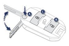 Wprowadzenie Otwieranie Klucz z pilotem zdalnego sterowania Zbiornik paliwa Pokrywa silnika A. Rozkładanie / Składanie klucza.