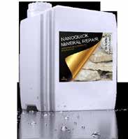 NANOQUICK MINERAL REPAIR Produkt przeznaczony do materiałów naturalnych, mineralnych po dokonanej już pierwotnie impregnacji.
