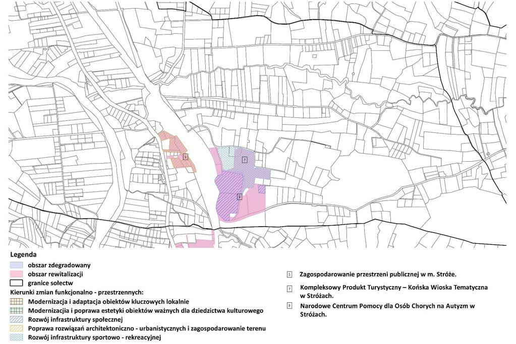 Gminny Program Rewitalizacji Gminy Grybów na lata 2017-2025 Mapa 7.