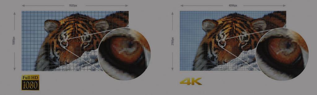 VPL-VW760ES: projektor 4K do kina domowego Rozdzielczość natywna 4K: ponad cztery razy więcej szczegółów niż w formacie Full HD Pełna rozdzielczość 4K (4096 x 2160 pikseli) jest standardem w kinie