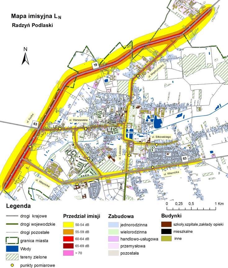 Teren miasta jest stosunkowo płaską równiną, a deniwelacje w jego obrębie sięgają 16 m.