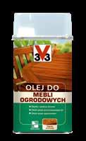 8 OLEJE DO MEBLI OGRODOWYCH OLEJ DO MEBLI OGRODOWYCH W KREMIE EASY KREM Dla wszystkich rodzajów mebli ogrodowych oraz wszystkich gatunków drewna europejskiego i egzotycznego