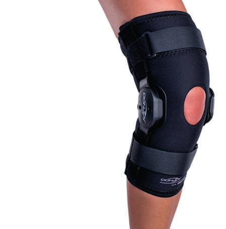 Orteza z regulacją kąta zgięcia Deluxe Hinged Knee Wraparound/Sleeve NFZ: J.