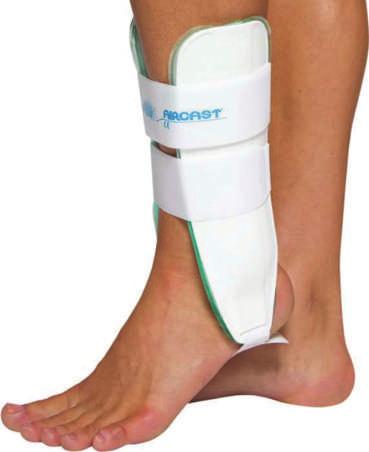 Orteza unieruchamiająca staw skokowy Air Stirrup ( A, B, C, D, J) Ortezy Air-Stirrup posiadają anatomicznie zaprojektowane łuski połączone z opatentowanym systemem komór powietrznych Duplex.