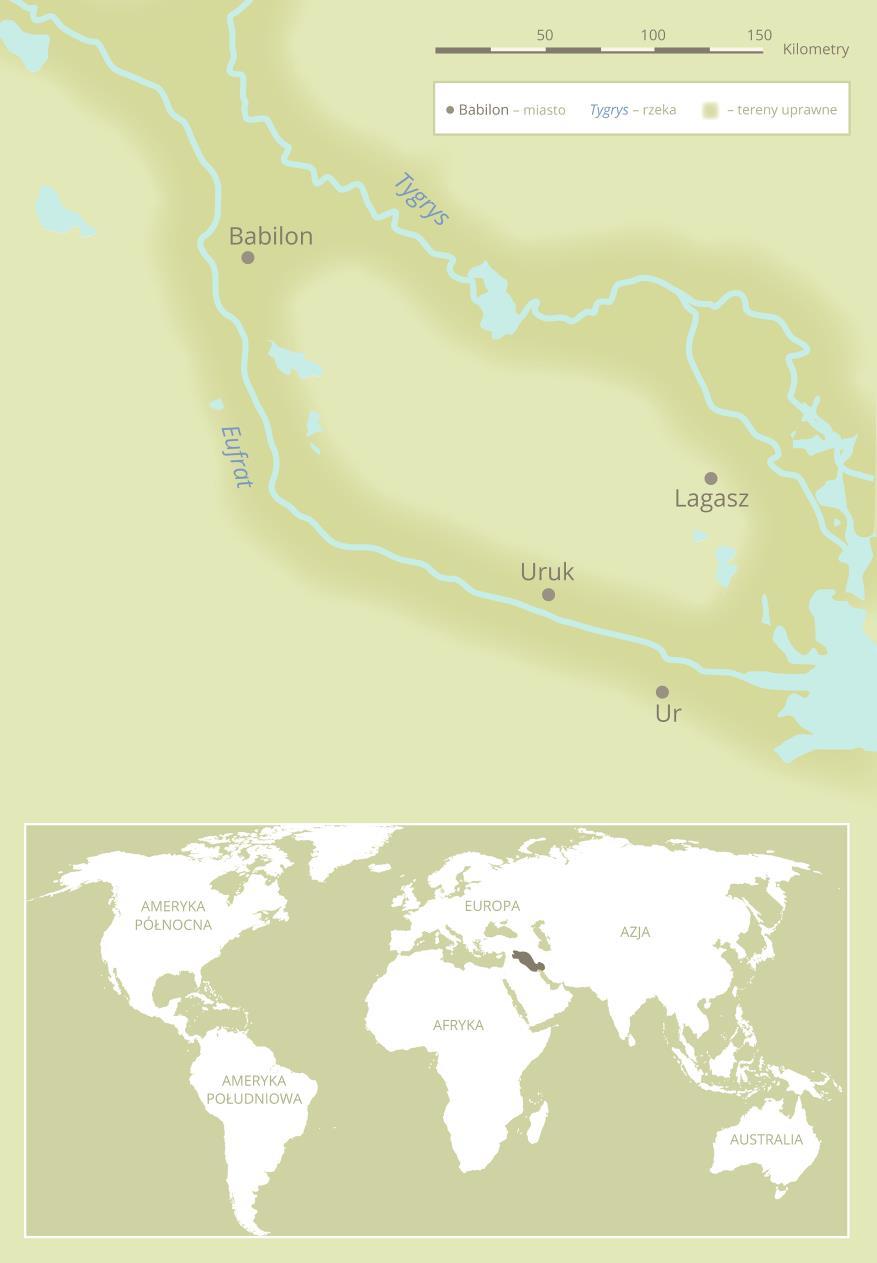 Mapa Mezopotamii