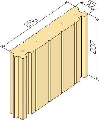 ciągu P+W 240 296x117x55 mm 296x157x55 mm 296x197x55 mm (długość/wysokość /grubość)