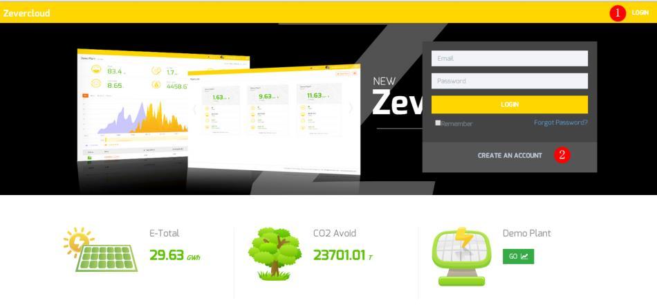 8. Strona internetowa ZeverCloud Strona internetowa ZeverCloud ZeverCloud jest portalem internetowym firmy Zeversolar; usługa ta jest świadczona w chmurze.