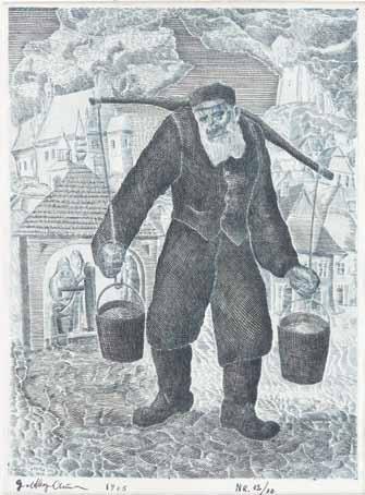 13 Chaim Goldberg (1917 Kazimierz Dolny 2004 Boca Raton) Nosiwoda, 1964 65 r.
