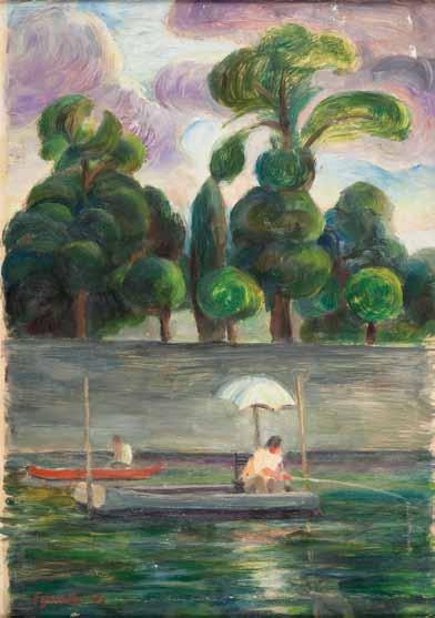 Cyankiewicz (Cyan) (1912 Czechowice 1981 Paryż) Łódki, 1944 r.