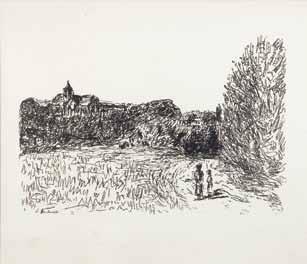 Sanczo Pansa i osiołek 24 x 21,5 cm; każda sygnowany p. d. ołówkiem: 'W. Lam' LITERATURA: M.