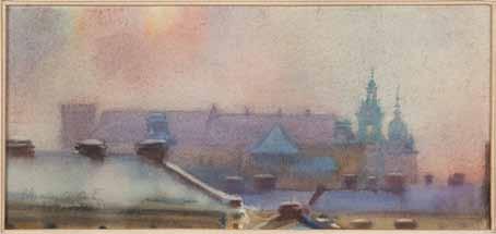 44 Antoni Chrzanowski (1905 2000) "Wawel z okna", 1965 r.