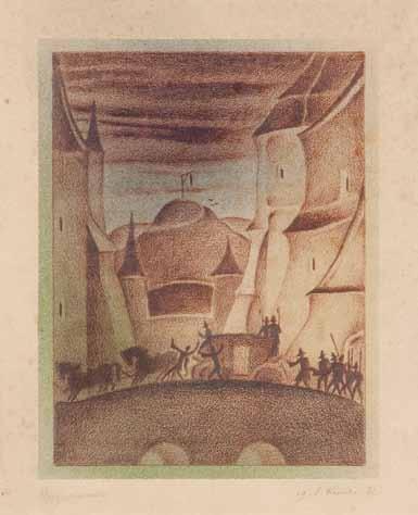 Czarownice' WYSTAWIANY: Towarzystwo Przyjaciół Sztuk Pięknych we Lwowie, 1932 r.
