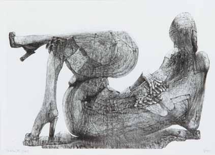 86 Zdzisław Beksiński (1929 Sanok 2005 Warszawa) Bez tytułu, 2001 r.