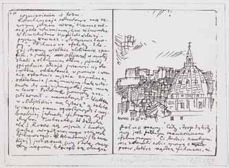 grafik "Na Capri", 1960 r.