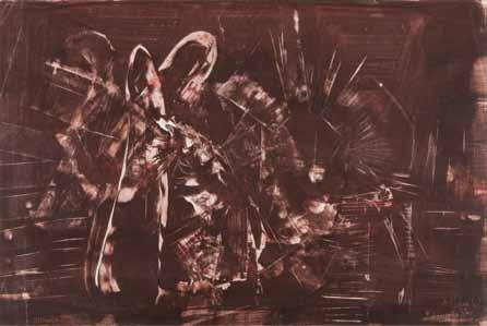 Kompozycja, 2005 r. akwarela/papier, 42 x 56 cm sygnowany i da