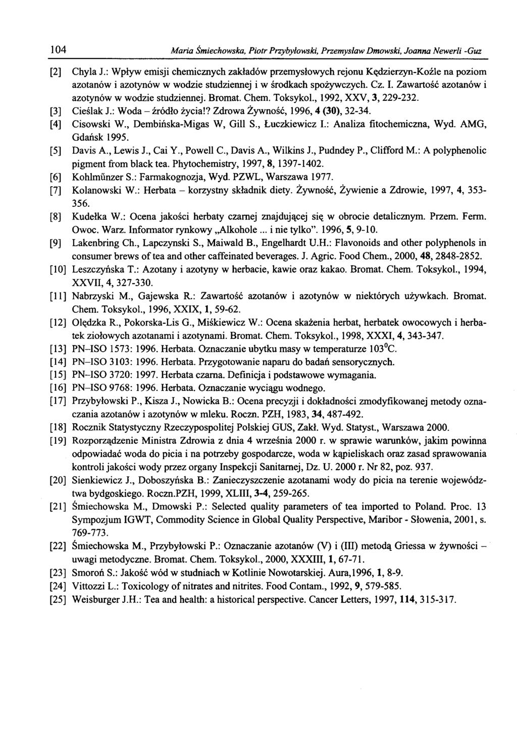 104 Maria Śmiechowska, Piotr Przybylowski, Przemysław Dmowski, Joanna Newerli -Guz [2] Chyła J.
