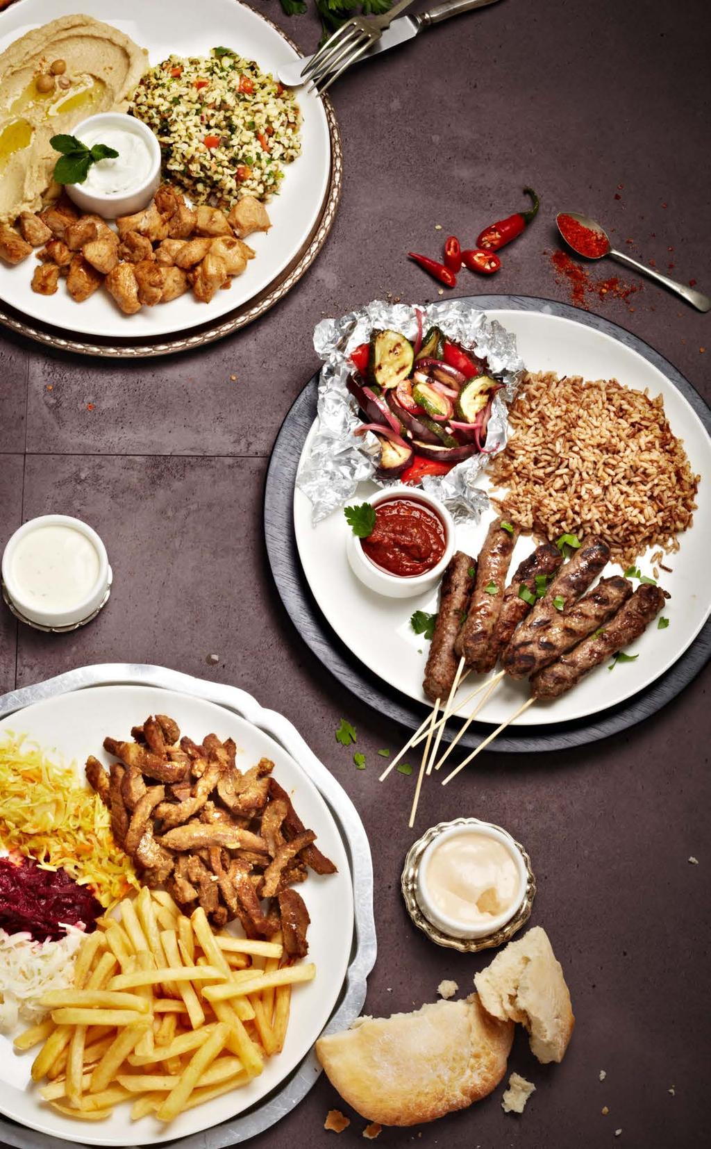shoarma z hummusem i tabbouleh 530g 33 99 siążęce Złote Pszeniczne 0,5l 14 49 kofta libańska