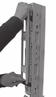 Take the handles by hands and move the them firmly in direction indicated by the arrow until the cover is completely closed. (Fig.13).