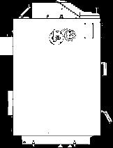 8-króciec spustowy; 9-czopuch; 0-regulator elektroniczny; -wyłącznik główny; 2-bezpiecznik (wymiana bezpiecznika po odkręceniu tylnej pokrywy regulatora); 3-termometr analogowy; 4-wentylator;