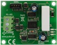 Interfejsy SERIAL TTL RS485 INTR Interfejs RS485-TTL Zastosowanie: połączenie zasilacza serii