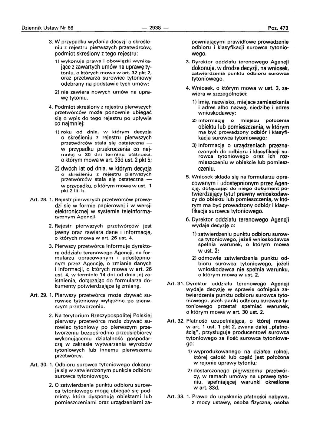 Dziennik Ustaw Nr 66-2938- Poz.473 3.