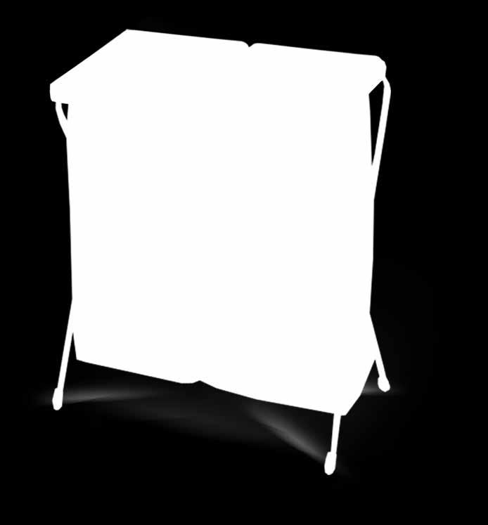 rozłożeniu: 105,5 x 40 x