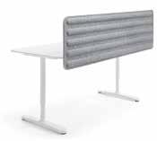 acoustic wall GRS-L-8, desk panel GRB-L-4, free-standing panel GRN-4, vertical