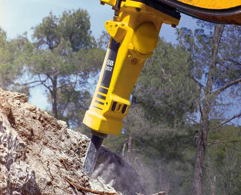TECHNIKA WYBURZENIOWA Technika wyburzeniowa Nasze portfolio dla Twojej kariery MŁOTY HYDRAULICZNE SERIA MB & HB Kruszarki łyżkowe Chwytaki do gruzu Nożyce do złomu i metalu Kruszarki hydrauliczne
