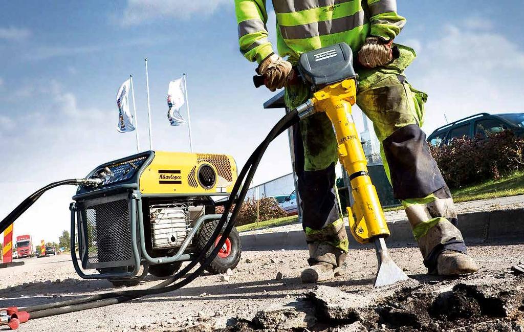 TECHNIKA WYBURZENIOWA ZESTAW HYDRAULICZNY ATLAS COPCO - NR1 ZESTAW