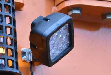 koparki Lampka oświetlenia roboczego