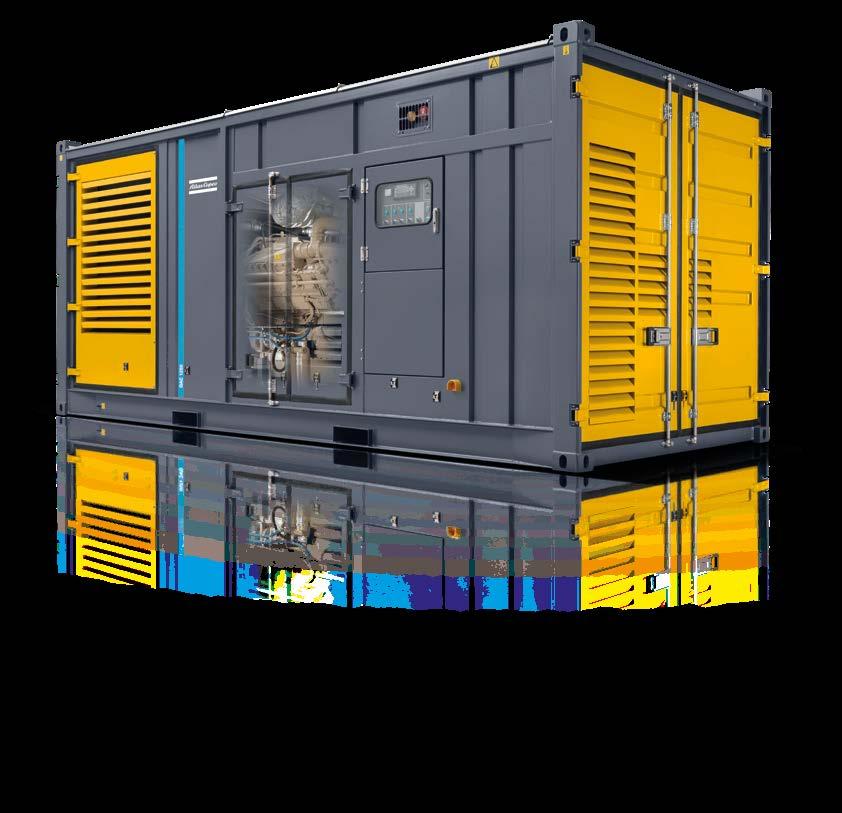 SYSTEM ZARZĄDZANIA MOCĄ Maszyny mogą pracować samodzielnie lub w razie większego zapotrzebowania w układzie równoległym z innymi generatorami.