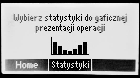 Statystyki Statystyki udostępniane są w celu wsparcia użytkownika podczas obserwacji procesu suszenia oraz aby umożliwić nadzór i śledzenie pracy maszyny.