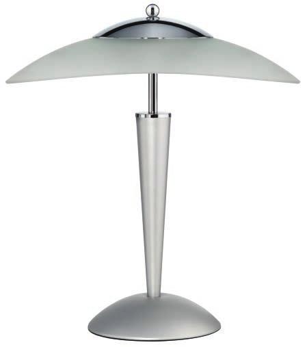 Lampka biurkowa CRISTAL Niezwykle elegancka lampka biurkowa Możliwość regulacji intensywności światła Włączenie