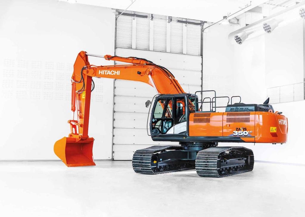 POTRZEBA PERFEKCJI Koparka Hitachi ZX350LC-6 została zaprojektowana z użyciem najnowocześniejszej technologii w największej na świecie fabryce koparek w Japonii.