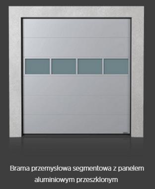PRZYKŁADOWE WYKONANIA BRAM SERII MakroPro 100 Brama z okienkami A-1 Brama z