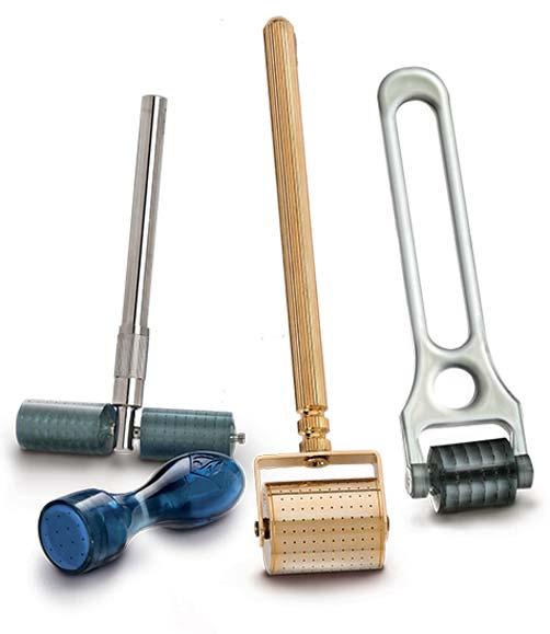 Instruments+ DO WZMACNIANIA PENETRACJI PRODUKTÓW ENVIRON W GŁĄB SKÓRY KOSMETYCZNY ROLL-CIT DO CIAŁA Cosmetic Body Roll-Cit Urządzenie posiada dwie głowice walca z wbudowanymi mikroigiełkami ze stali